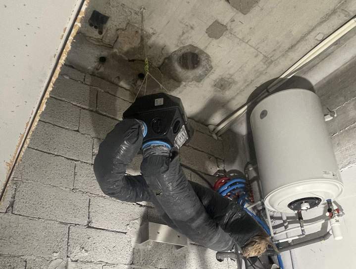 Raccordement du système de VMC au chauffe-eau électrique Pulversheim